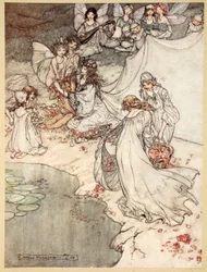 Sie hatte nie einen so süßen Wechselbalg, Illustration aus 